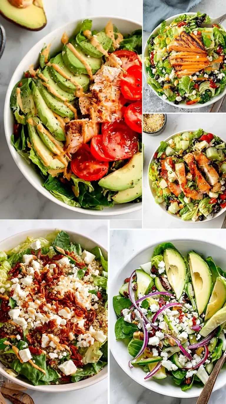 A colorful bowl of Mediterranean Chickpea Salad with cucumbers, tomatoes, and tahini dressing