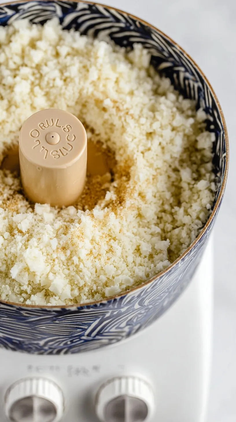 A bowl of fluffy, sautéed cauliflower rice seasoned with black pepper and sea salt