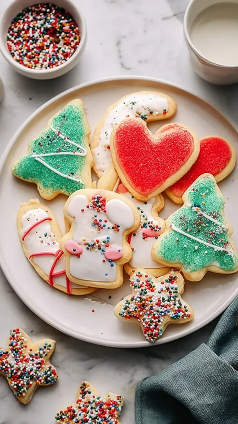 A stack of golden brown healthy sugar cookies on a wire cooling rack