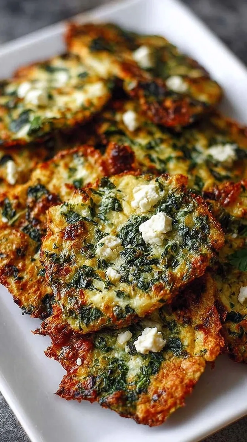 Golden brown Mediterranean spinach feta crisps on a parchment-lined baking sheet with fresh lemon zest and herbs.